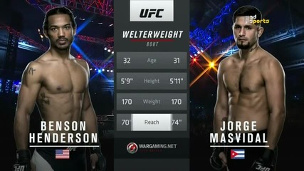 Benson Henderson vs Jorge Masvidal (ufc Fight Night 79, 28.11.2015)