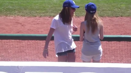 Joe and Ashley Greene Road Dogs Game 