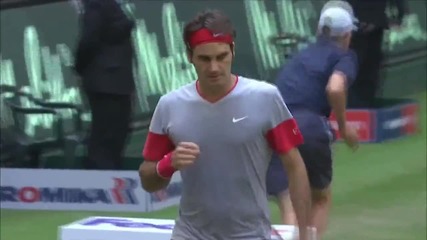 Федерер забрави, че е спечелил мача си 14.06.2014