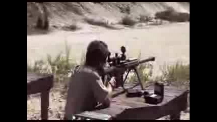 Pxl666 Firing Barrett Rifle