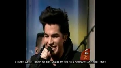 New! Adam Lambert - Music Again [live at the Early Show]
