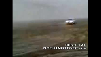 Toyota Land Cruiser idiot Drifting Crash in Saudi Arabia Kiling a Man 