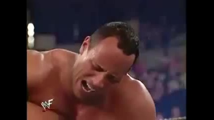 Скалата срещу Гробаря - Wwe No Way Out 2002