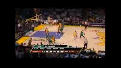 Ray Allens 25 Points Vs The Lakers