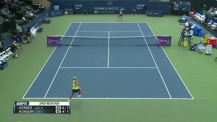 Angelique Kerber vs Ana Konjuh Stanford 2015 R2