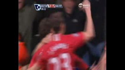 Berbatov 0 - 1 Bolton vs Man Utd 17.01.09