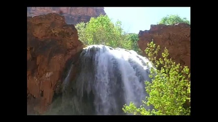Havasupai Indian Waterfall Relaxation (hq Version)