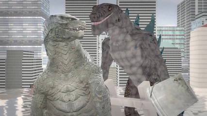 godzilla- ice bucket challenge