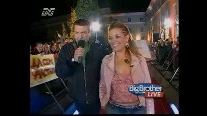Влизането на Стойка в къщата на Big Brother 1