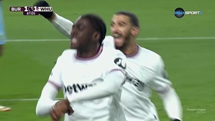 West Ham United with a Goal vs. Burnley FC
