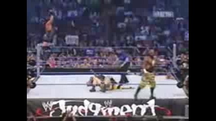 Wwe - Judgment Day 2004 - Rob Van Dam And Rey Mysterio Vs The Dudleys 
