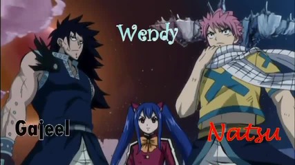 Fairy Tail - Amv - Natsu Wendy and Gajeel vs Faust