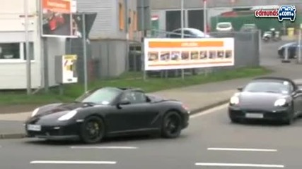 New Porsche Spied - 2011 Porsche Boxster Turbo Spy Video by Inside Line 