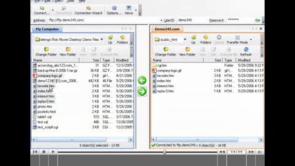 Uploading files using Ws Ftp by www.vivahost.com