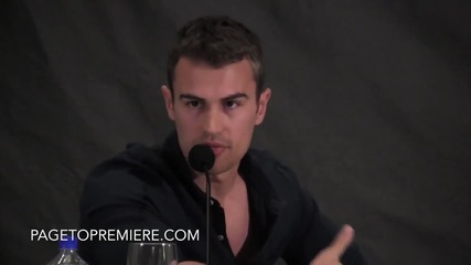 Theo James || Divergent || Los Angeles Press Conference