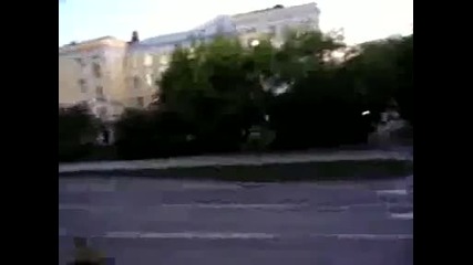 Кортежа на президента Медведев
