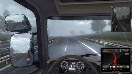 Euro Truck Simulator 2 Еп 3 - Дъжд и отекчаваща музика