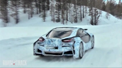 Bmw i8 2013 Coupe Testing in the Snow