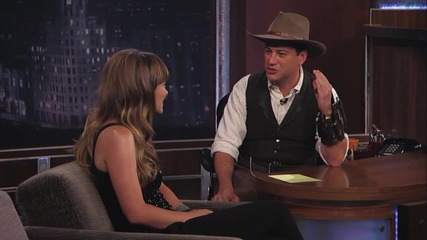 Olivia Wilde on Jimmy Kimmel Live част 3