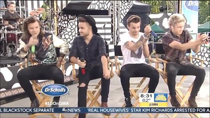 One Direction - Луи потвърждава новината, че ще става баща - Good Morning America 2015 Interview