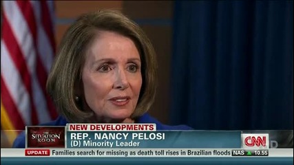 Conan - Wolf Blitzer интервюира Nancy Pelosy 