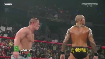Youtube - Wwe Raw - John Cena vs Randy Orton - Gauntlet Match Hell in a Cell.