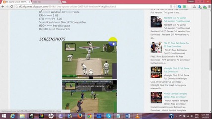 Ea Sports Cricket 2007 Full Free Download For Pc