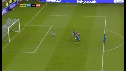 Уигън Атлетик - Съндърланд 2-3