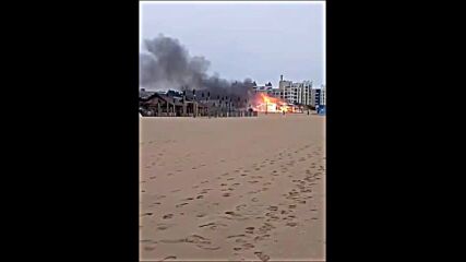 Пожар избухна в Слънчев бряг