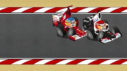 F1 Minidrivers - Гран при на Бахрейн 2012 [hd]