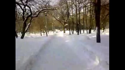 Новосибирск прогулка - зима 
