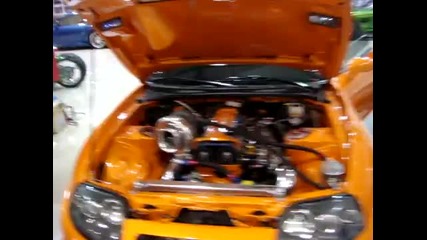 Ebrahim Kanoo_s Orange Supra testing Overrun After Burn