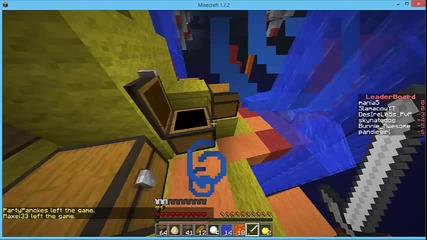 minecraft pure-bg skywars 1 episode qk kill :d
