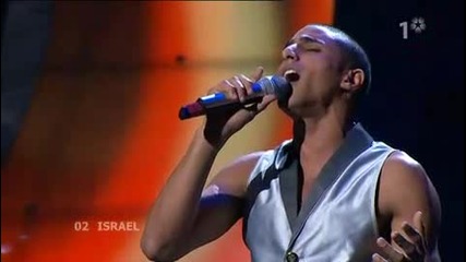 Израел - Boaz Mauda - The Fire in Your Eyes - Евровизия 2008 - Първи полуфинал - Пето Място
