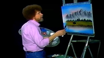S12 Радостта на живописта с Bob Ross E06 - стръмни планини ღобучение в рисуване, живописღ