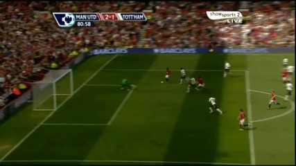 24.04.10 Манчестър Юнайтед - Тотнъм 2:1 Луиш Нани гол ! 