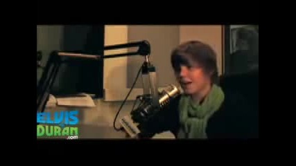 Justin Bieber z100 interview