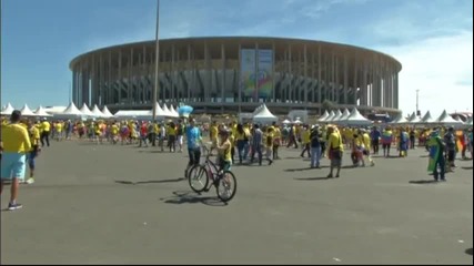 Хиляди колумбийци заляха столицата Бразилия