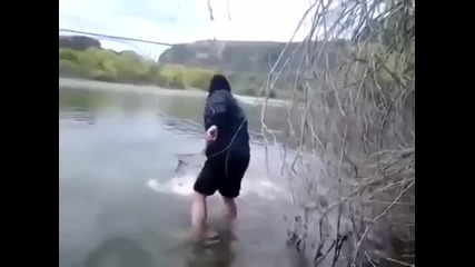 Ето , как се лови риба !