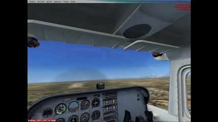 Кацане на летище Пловдив cessna 172