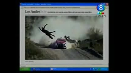 Fatal Crash. Rally car hits Horse !!!