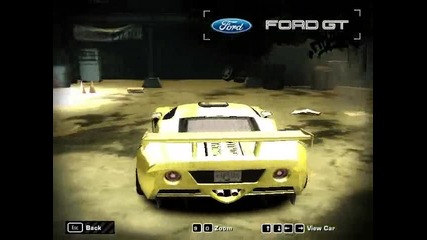 my cars on nfs most wanted
