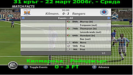 Рейнджърс - Season 2005/2006