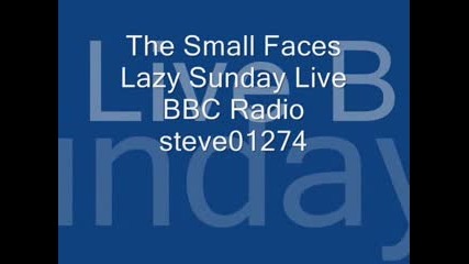 The Small Faces - Lazy Sunday Live Bbc Radio
