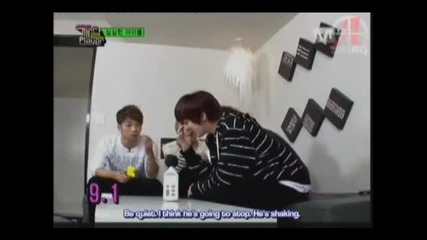 Mblaq's high note and long note challenge.