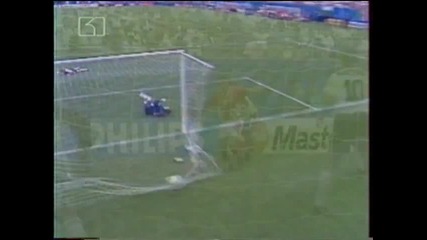 1994 Fifa World Cup - Quarter Final - Bulgaria 2 - 1 Germany - Lechkov