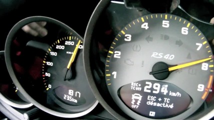 Porsche 911 Gt3 Rs 4.0 0-300 km/h