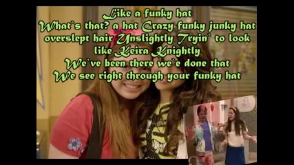 Pozdrava na Alex i Harpur s Tekst - Selena Gomez Crazy Funky Junky Hat with Lyrics on Screen 