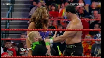 Hornswoggle & Eve vs Chavo Guerrero & Jillian | Raw 7/12/09 | 
