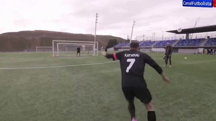 Training with Cristiano Ronaldo 2013